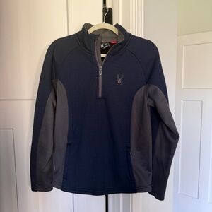 Spyder Navy Blue 1/4 Zip Pullover Men’s